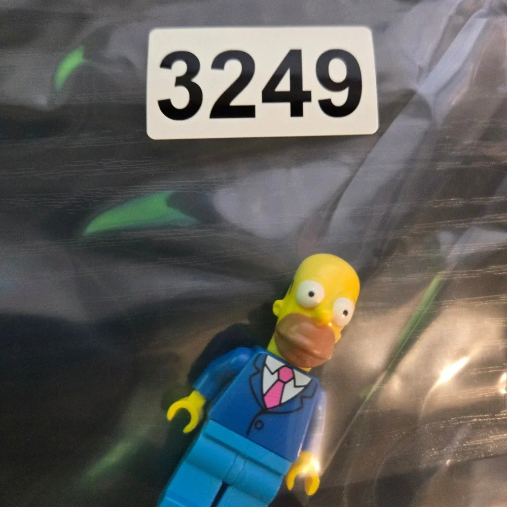 LEGO Homer Simpson Blue Suit Minifigure The Simpsons Series 2 sim026 Collectible